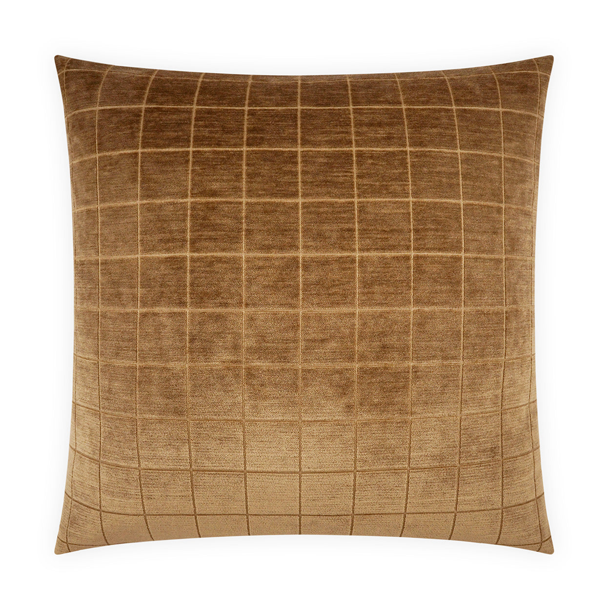 D.V. Kap Camden Check Hidden Zipper Throw Pillow