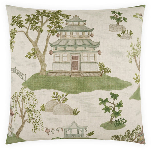 D.V. Kap Tang Cotton Throw Pillow
