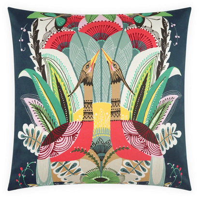 Talavera Cotton Throw Pillow