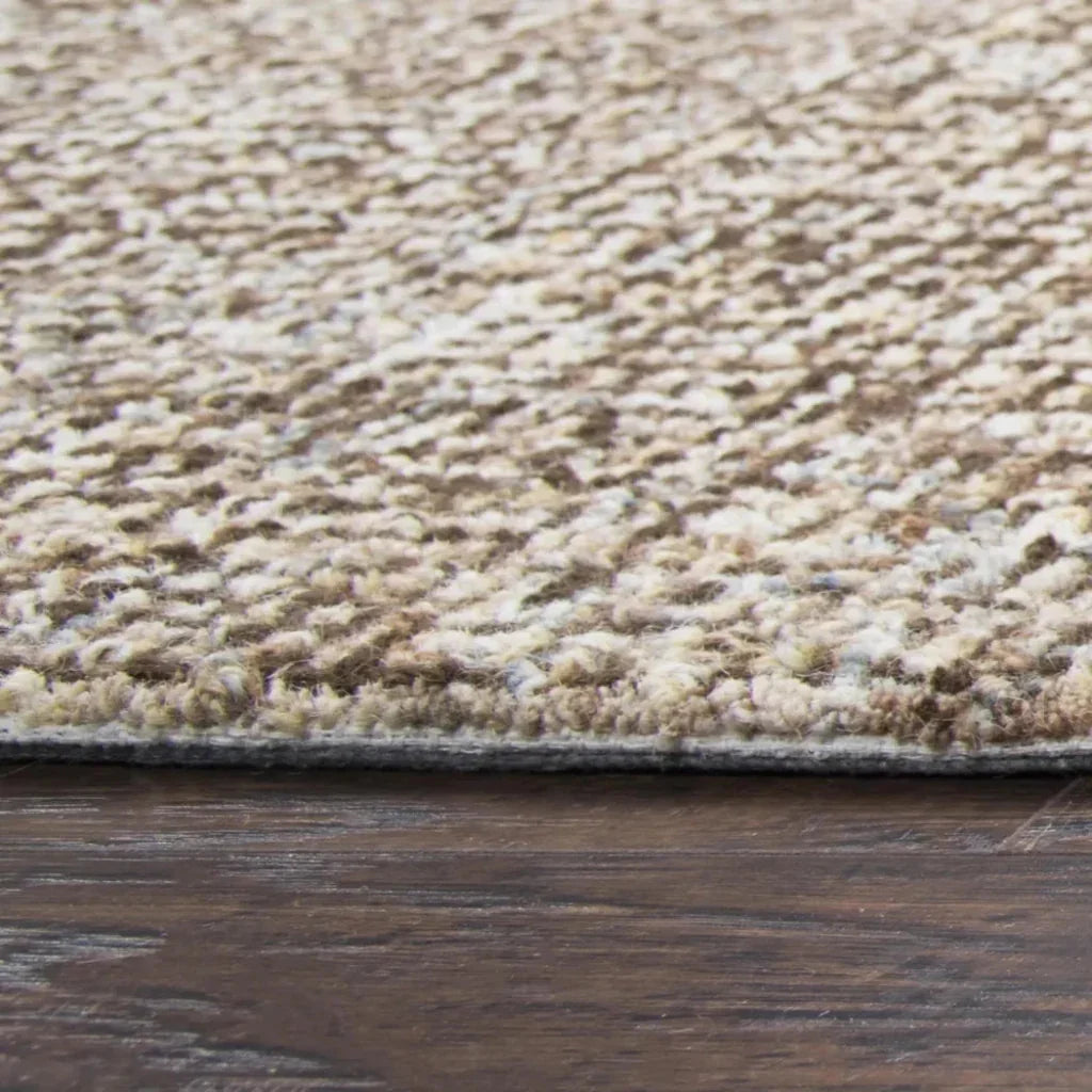 Chaw Brown Round Area Rugs For Dining Room - LOOMLAN - LOOMLAN - Area Rugs