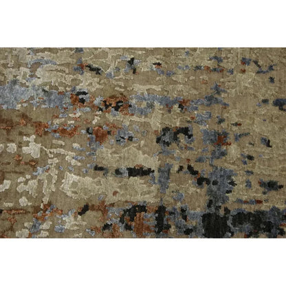 Brix Abstract Beige Large Area Rugs For Living Room -- beige