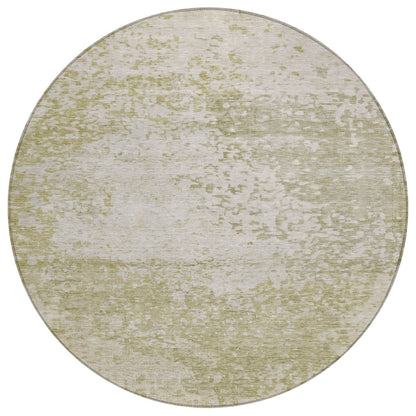Iriain Brown Washable Indoor-Outdoor Rug
