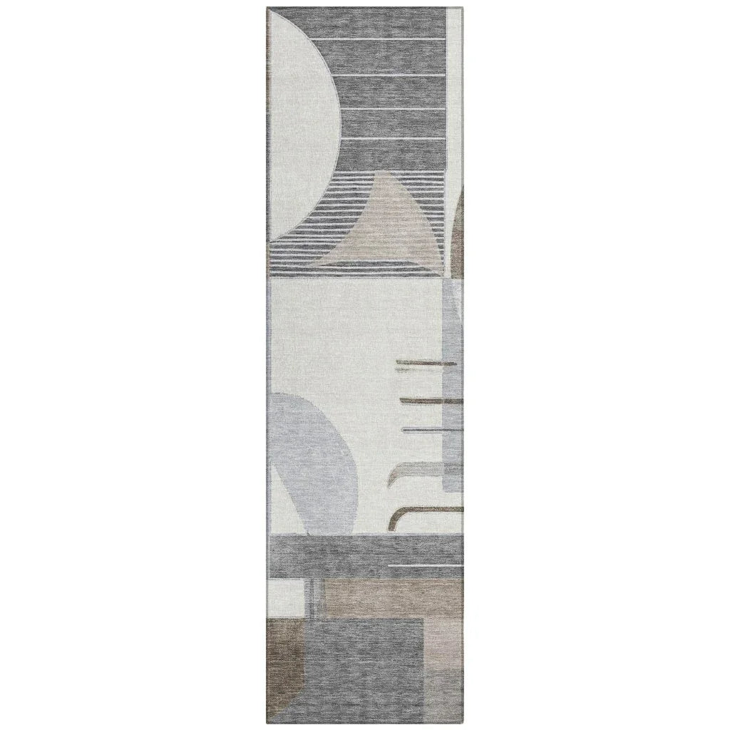 Daeira Brown Washable Indoor - Outdoor Rug - LOOMLAN - LOOMLAN Rugs - Outdoor Rugs