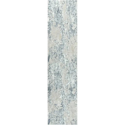 Boyo Abstract Gray Kitchen Hallway Runner Rug