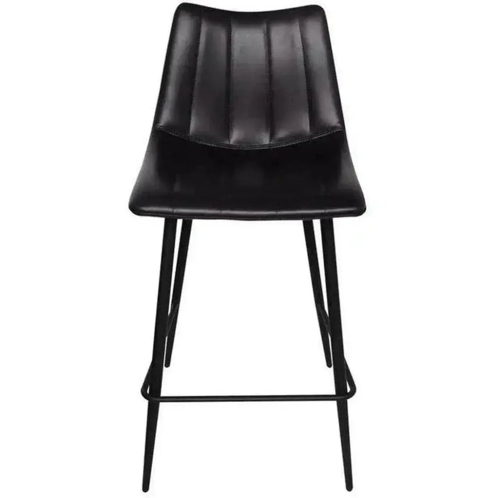 Counter Stool Black Set Black Contemporary -- view 6