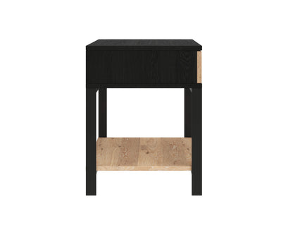 Rosso Nightstand Modern Design With Soft Closing Drawer