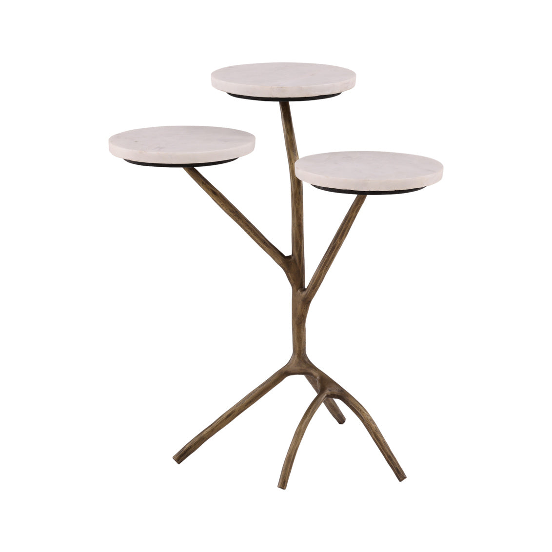 Furniture Classics Garcia Marble Top Sculptural Drink Table