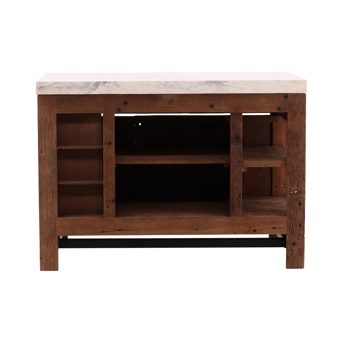 Furniture Classics Russel Wooden Brown Home Bar Island