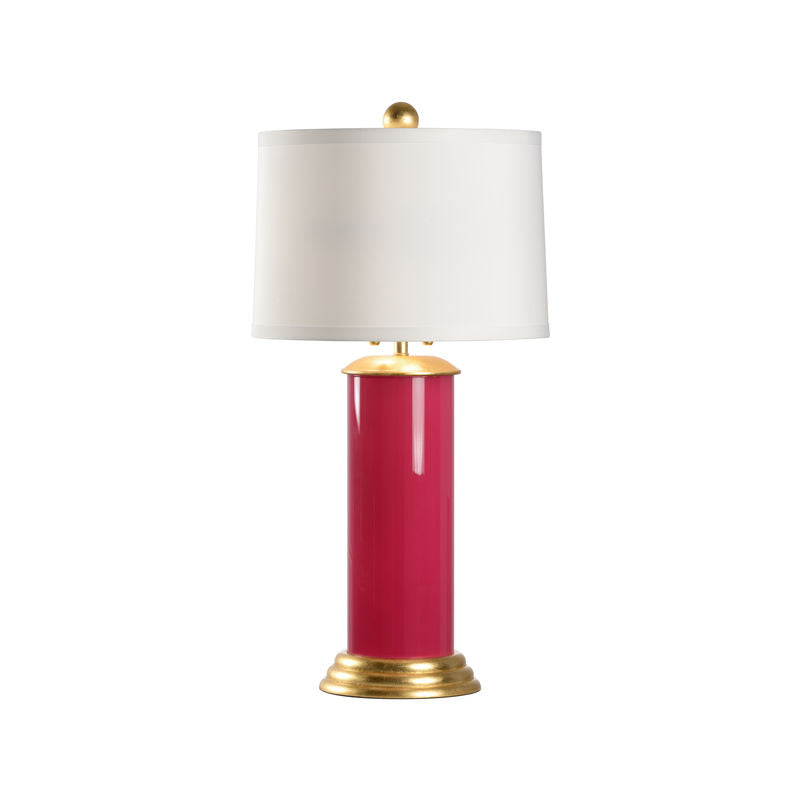 Wildwood Savannah Cylinder Design Glass Table Lamp