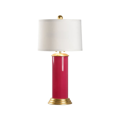 Wildwood Savannah Cylinder Design Glass Table Lamp