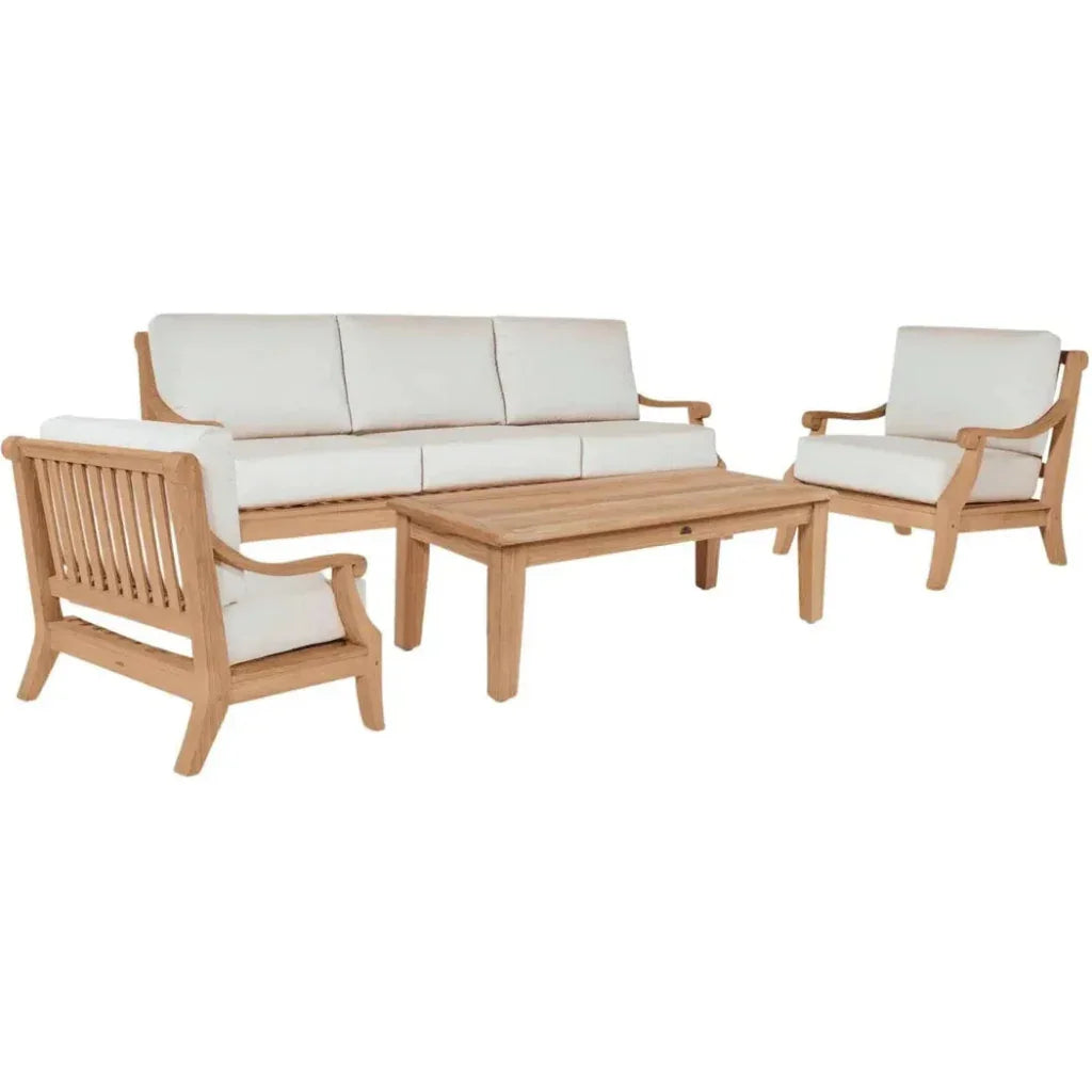 Sonoma 4PC Outdoor Patio Deep Set Sunbrella