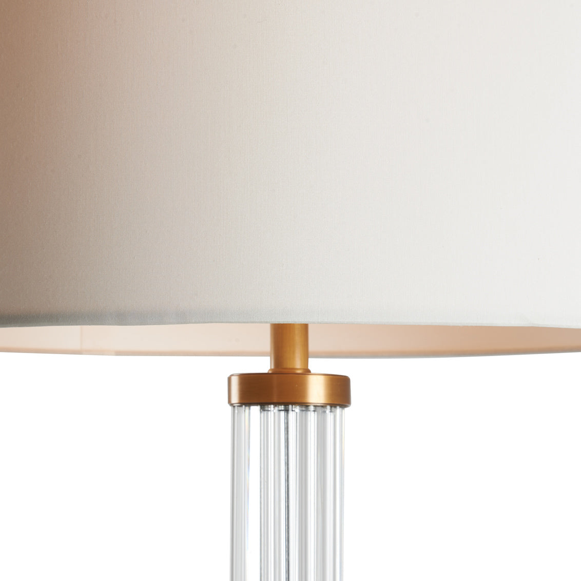 Wildwood Andrews Vertical Crystal Rods Base Table Lamp