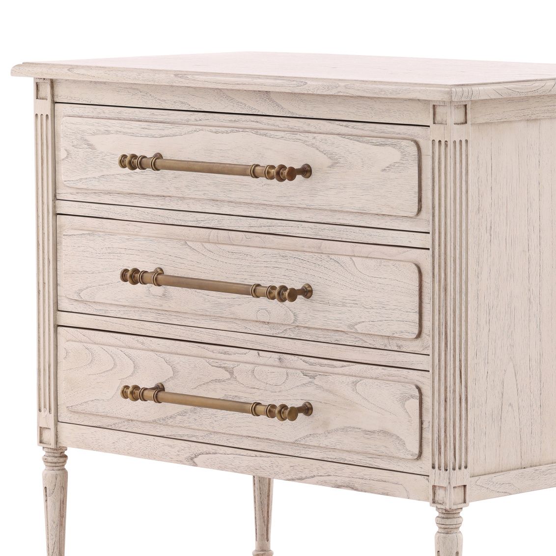 Furniture Classics Lillian Three Drawers Wood Chest