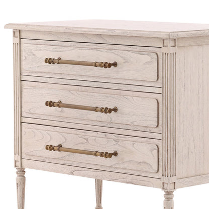 Furniture Classics Lillian Three Drawers Wood Chest