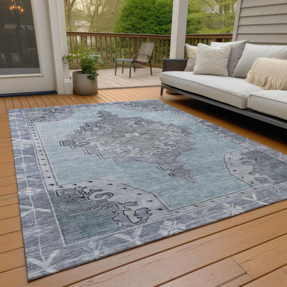 Haelion Sky Washable Indoor-Outdoor Rug -- view 2