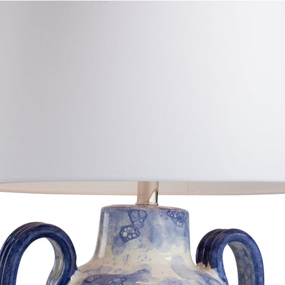 Wildwood Corsini Blue Glaze Ceramic Table Lamp