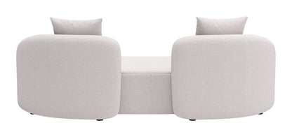 Sunny Isles Beige Loveseat