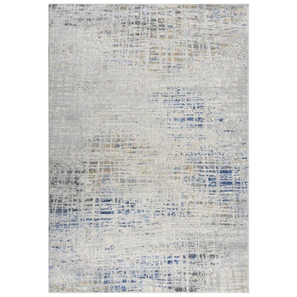 Dama Abstract Gray Kitchen Hallway Runner Rug
