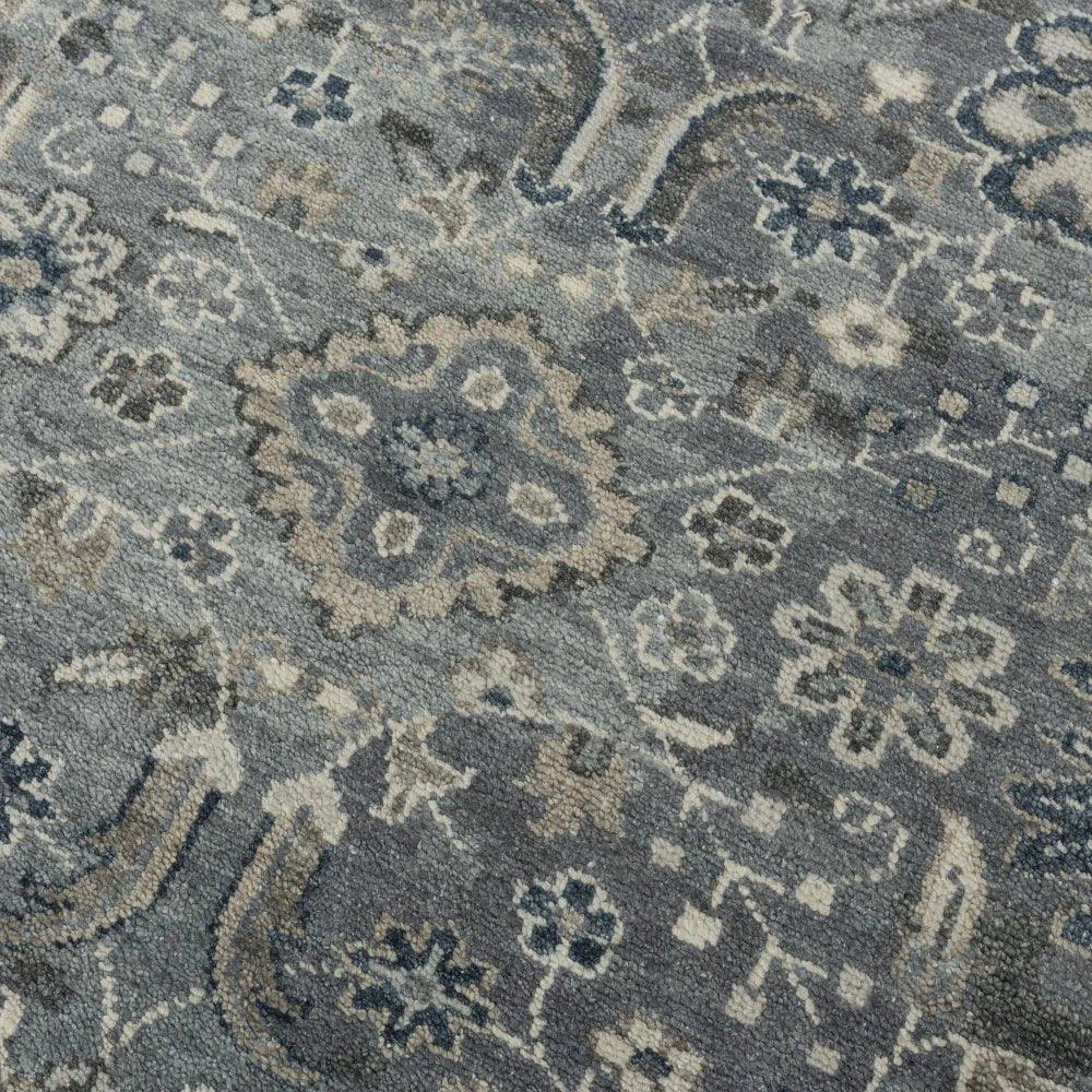 Clev Floral Gray Large Area Rugs For Living Room - LOOMLAN - LOOMLAN - Area Rugs
