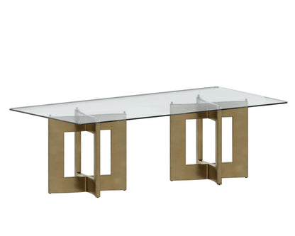 Lianne Dining Table Base Modern Gold Stainless Steel