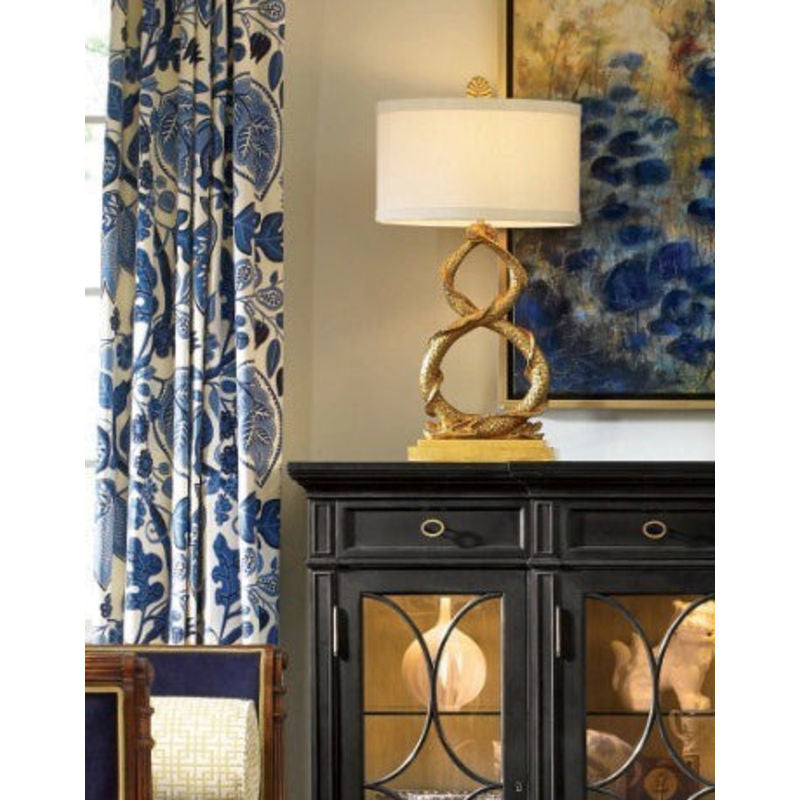 Wildwood Dahl Gold Leaf Base Table Lamp
