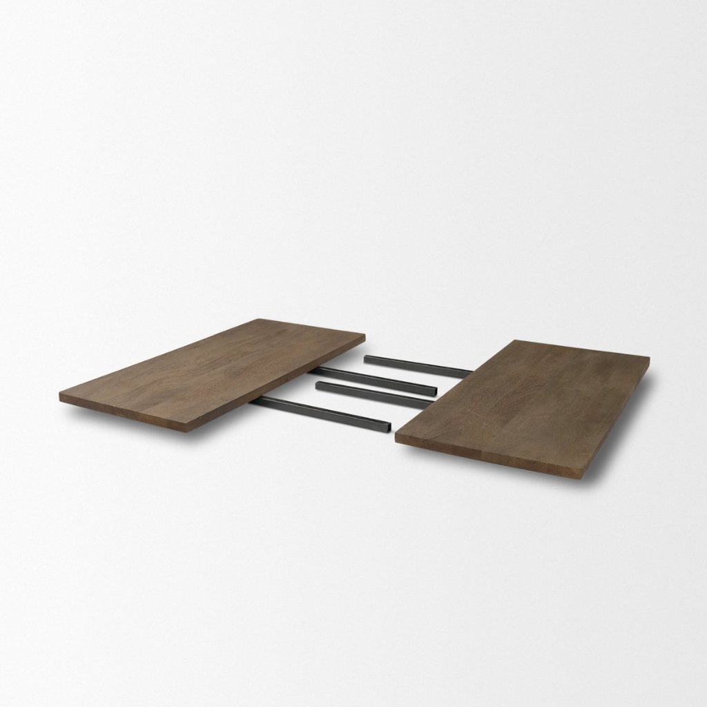 Rooke 84" Solid Wood Extendable Rectangular Dining Tabl -- view 10