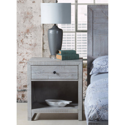 Studio 20 One Drawer Grey Nightstand