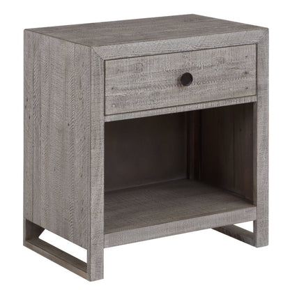 Studio 20 One Drawer Grey Nightstand (Set Of 2)