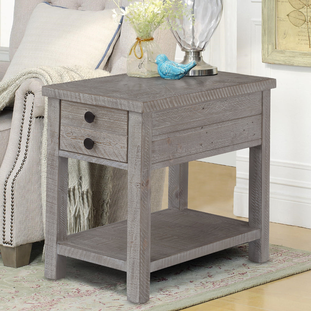 Palmetto Home Studio 20 Rectangular Grey Side Table