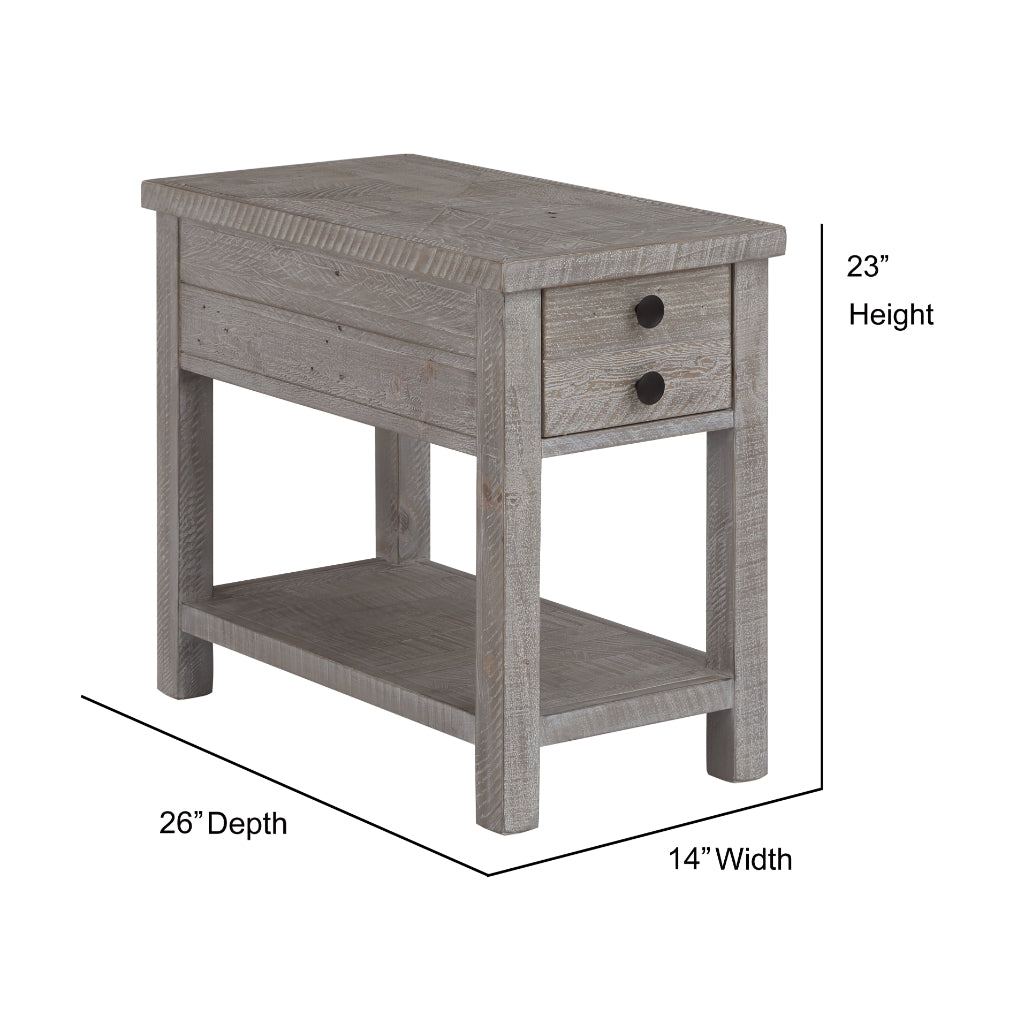 Palmetto Home Studio 20 Rectangular Grey Side Table
