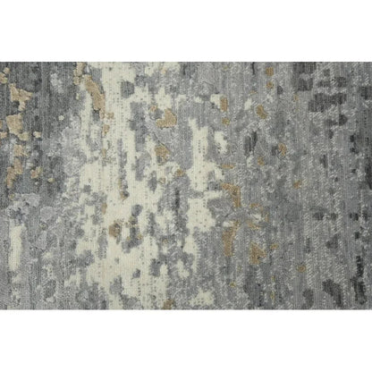 Bedo Abstract Gray Large Area Rugs For Living Room - LOOMLAN - LOOMLAN - Area Rugs