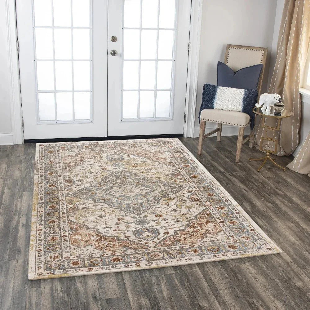 Bury Medallion / Multi Large Area Rugs For Living Room -- view 2