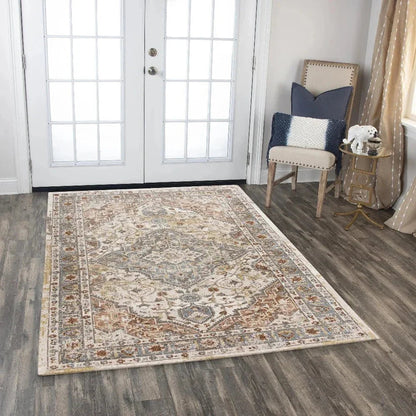 Bury Medallion / Multi Large Area Rugs For Living Room -- view 2