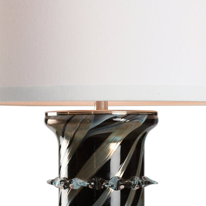 Wildwood Belluci Italian Glass Black Table Lamp
