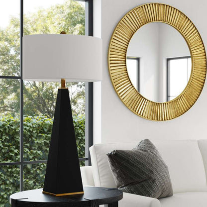 Elle 36" Tall Bricolage Black Table Lamp - view 2