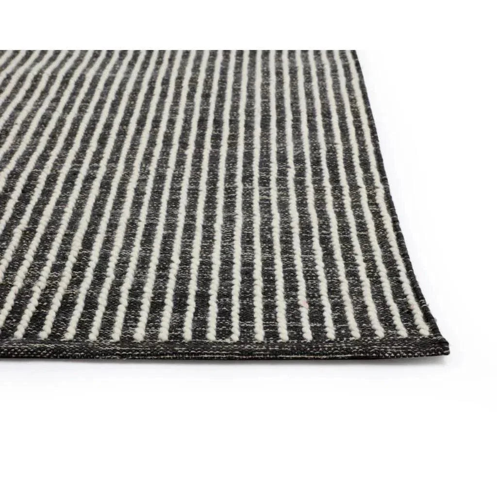 Serene Hand-Woven Cotton Rug -- view 3