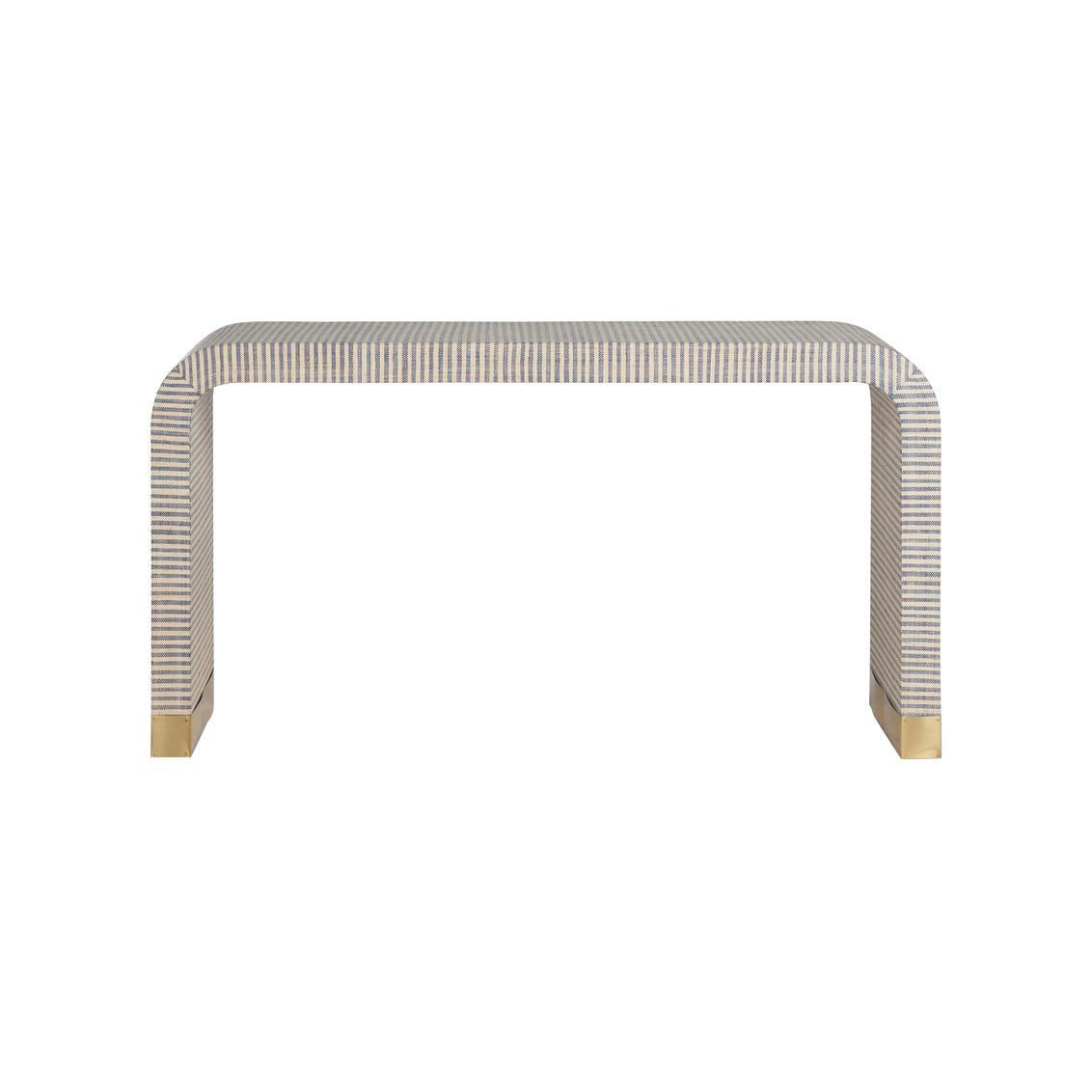 Chelsea House Waterfall Raffia Warp Console Table