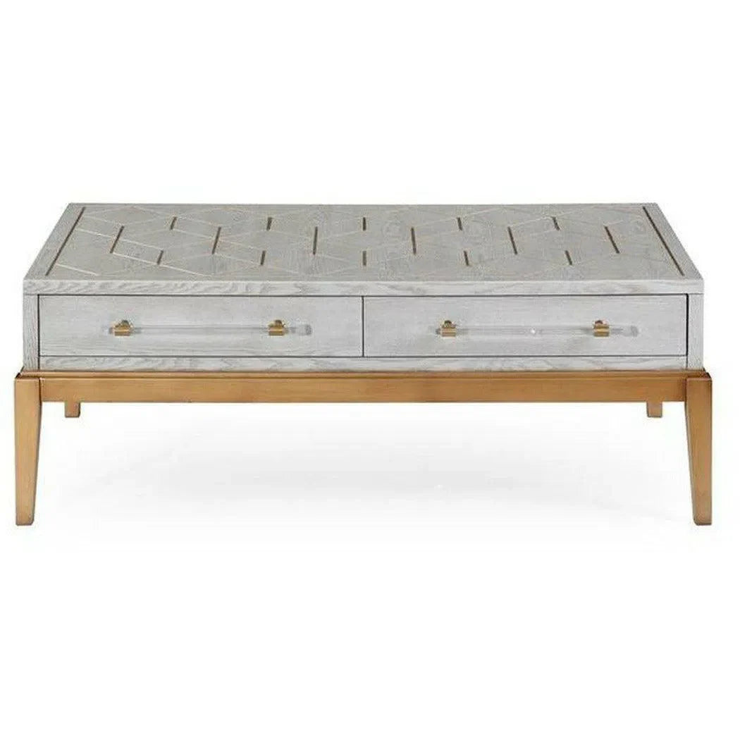 48" Grey Rectangle Coffee Table With Storage Coffee Tables Sideboards and Thangs By Bassett Mirror