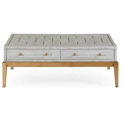 48" Grey Rectangle Coffee Table With Storage Coffee Tables Sideboards and Thangs By Bassett Mirror