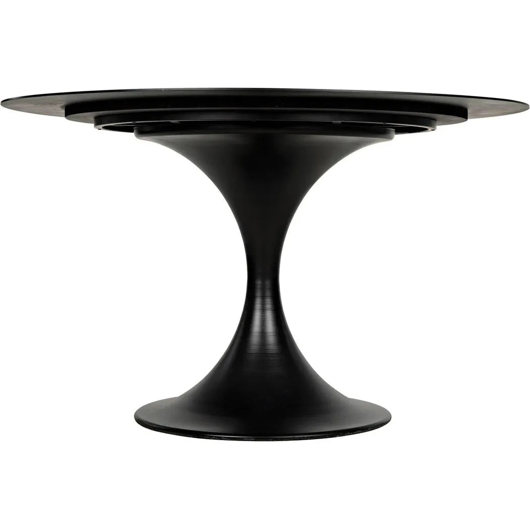 48" Herno Black Steel Dining Table