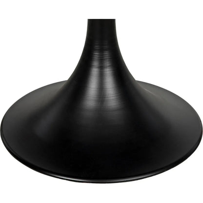 48" Herno Black Steel Dining Table