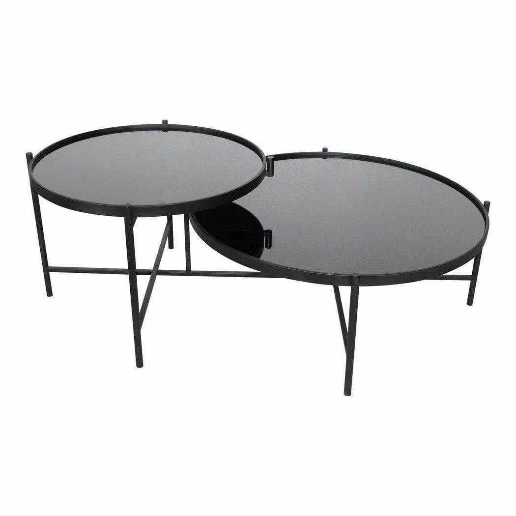 48 Inch Coffee Table Black Contemporary Coffee Tables LOOMLAN By Moe's Home