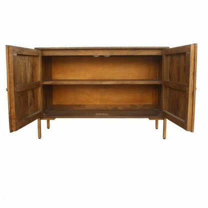 48 Inch Sideboard Small Black Rustic Sideboards LOOMLAN By Moe's Home