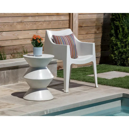 Union Concrete Outdoor Round End Table