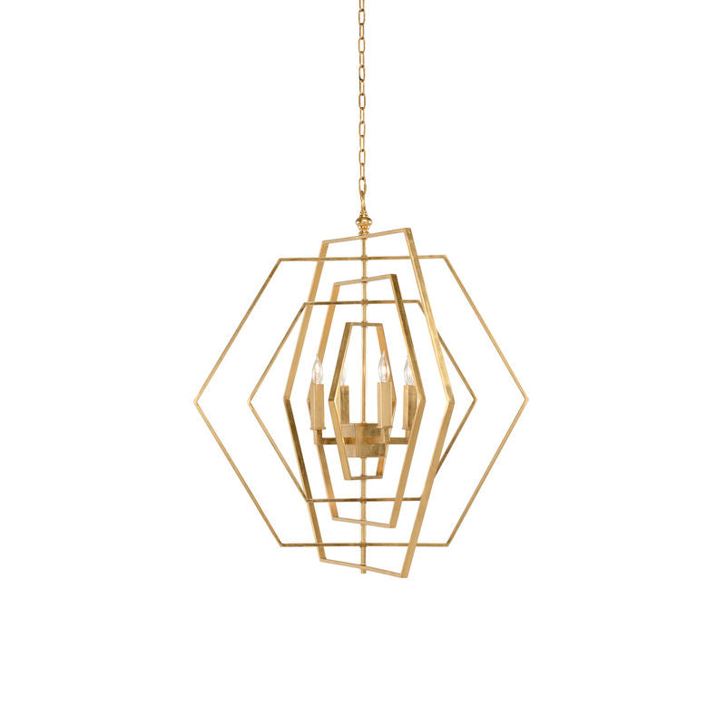 Hexagon Iron Made Chandelier