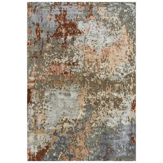 LOOMLAN Asa Abstract Rust Large Area Rugs