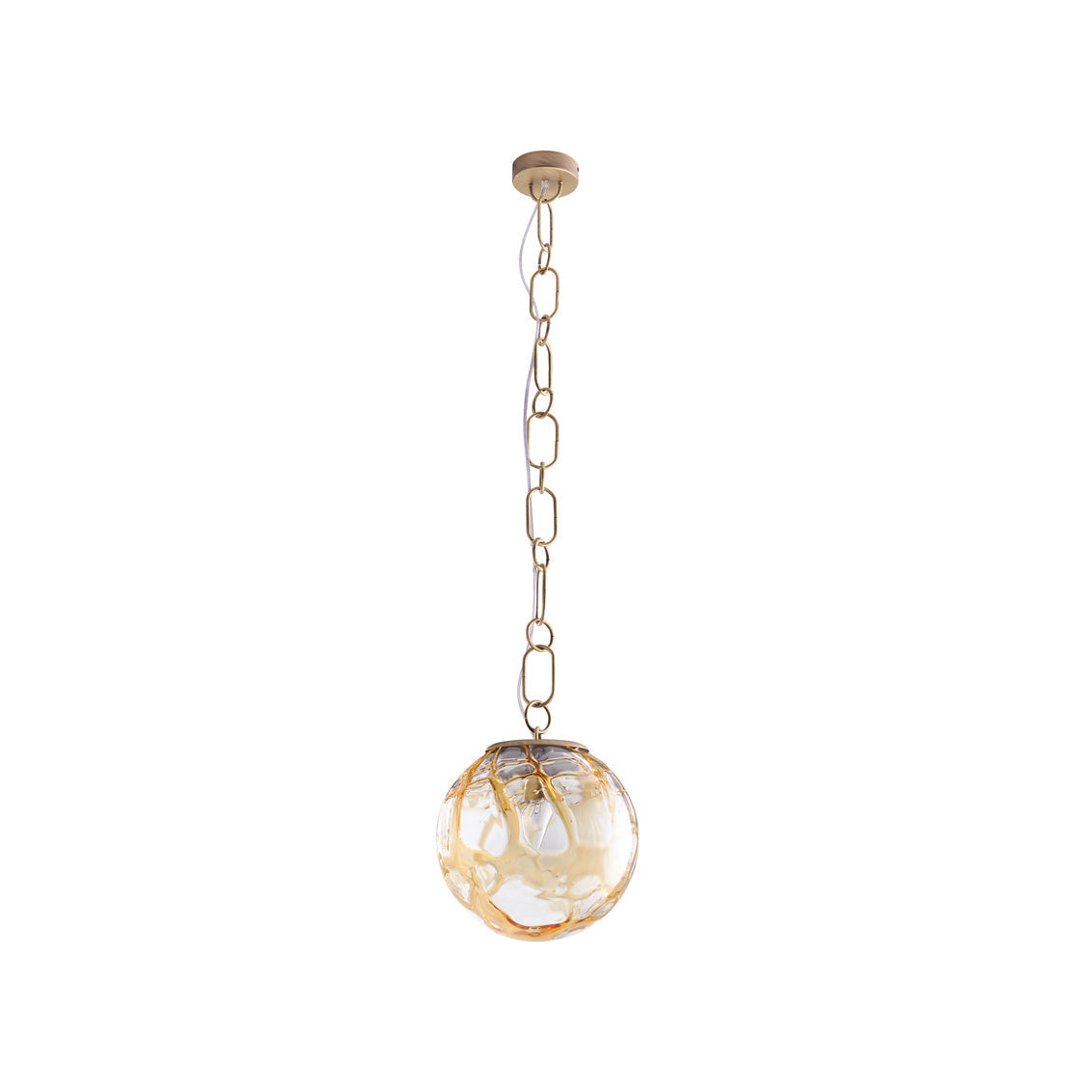 Amo Mouth Blown Glass Pendant -- view 19