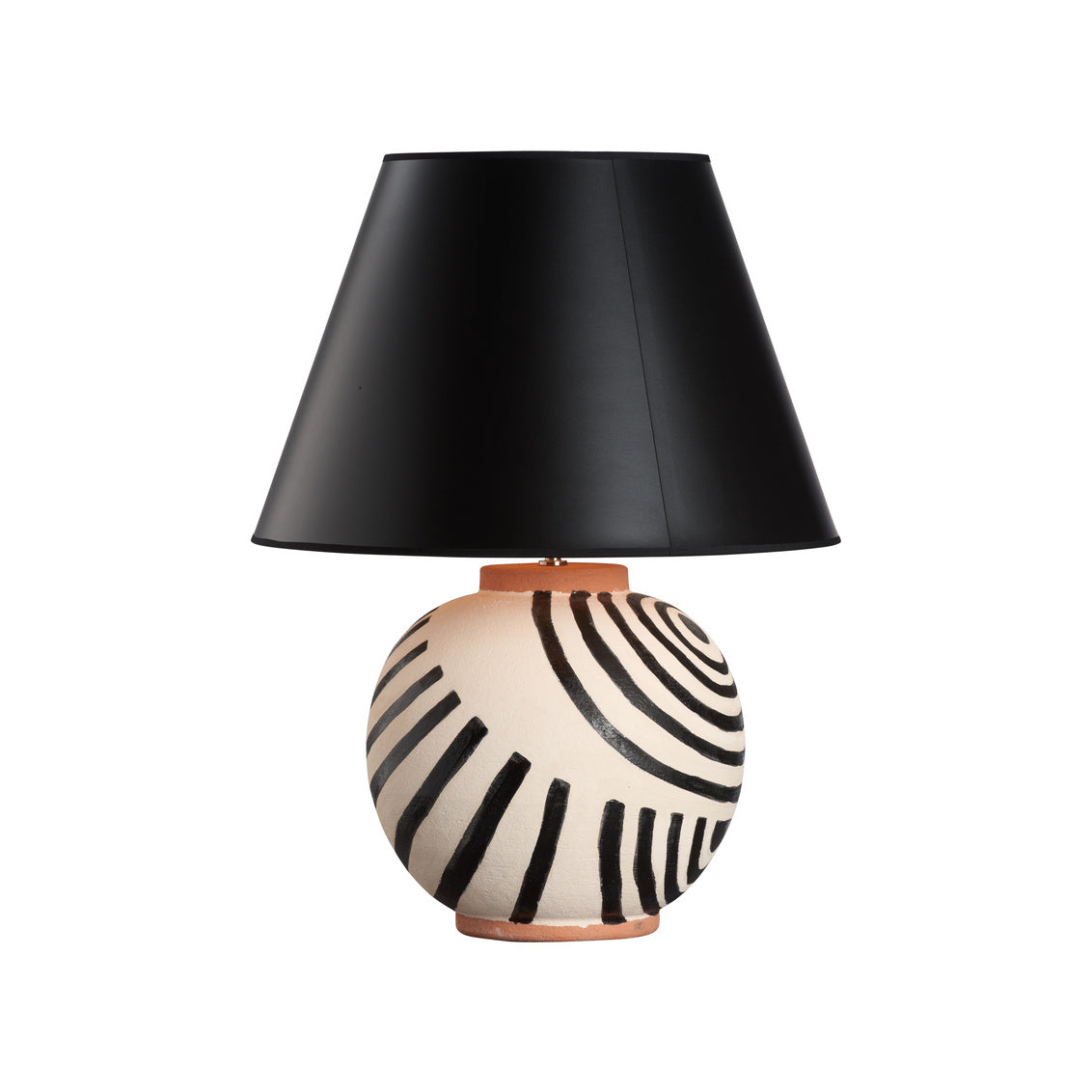 Wildwood Luca Hand Painted Terracotta Table Lamp