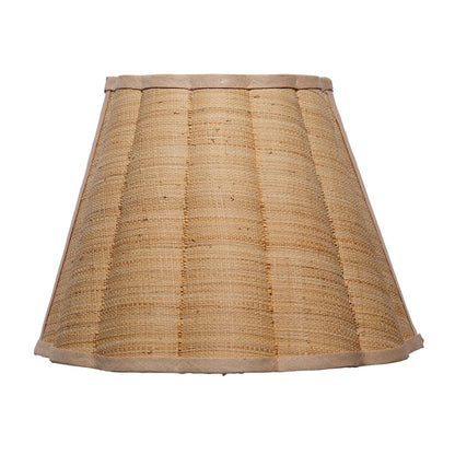 Scalloped Wall Sconce Raffia by Jamie Young