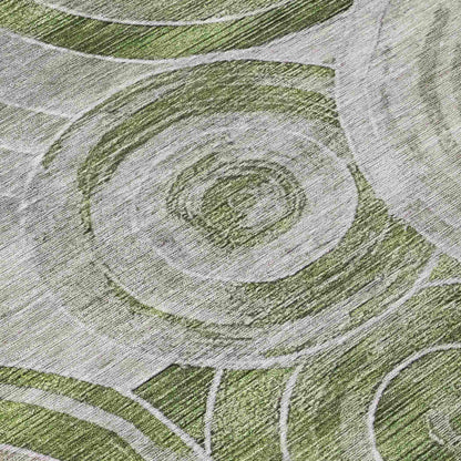 Jaelain Aloe Washable Indoor-Outdoor Rug